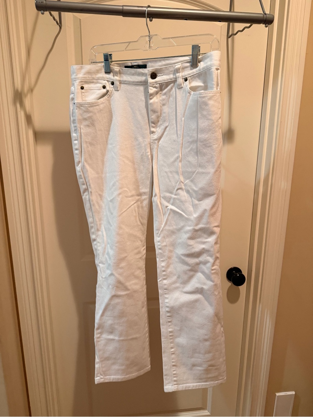 Polo by Ralph Lauren White Boot-Cut Jeans